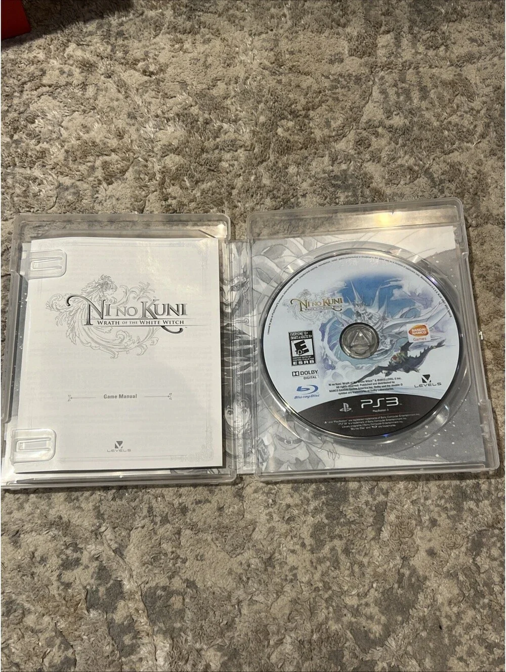 Ni No Kuni: Wrath of the White Witch (PS3, 2013) Complete CIB  Tested!